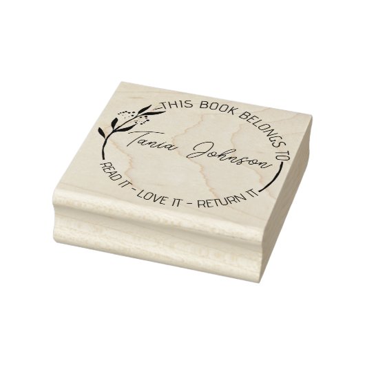 Tampons Encreurs Bibliothèque livre bibliothèque bibliothèque plaqu (Tampon)