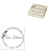 Tampons Encreurs Bibliothèque livre bibliothèque bibliothèque plaqu (Tamponné)