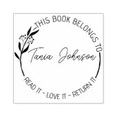 Tampons Encreurs Bibliothèque livre bibliothèque bibliothèque plaqu (Impression)