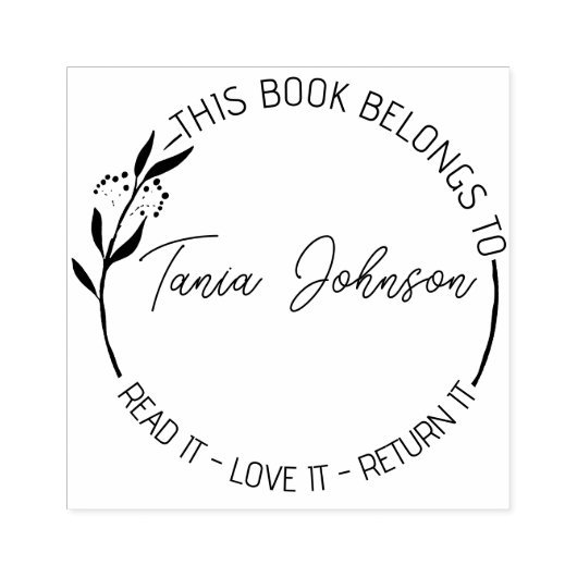 Tampons Encreurs Bibliothèque livre bibliothèque bibliothèque plaqu (Impression)