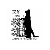 Tampons Encreurs Bibliothèque moderne Chat, Plaque (Impression)