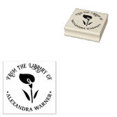 Tampons Encreurs Bibliothèque silhouette élégante d'Arum Name de li (Tamponné)