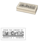 Tampons Encreurs Bibliothèque Simple Moderne De La Bibliothèque De (Tamponné)