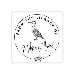 Tampons Encreurs Bibliothèques Cormorant Ex personnalisées à partir