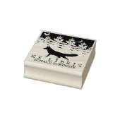 Tampons Encreurs Bibliothèques Ex Personnalisées, Livre Forest Fox (Tampon)