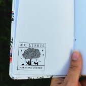 Tampons Encreurs Bibliothèques Ex Personnalisées, Livre Forest Fox