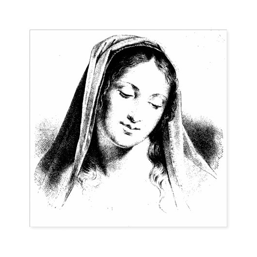 Tampons Encreurs Bienheureuse Vierge Mère Marie Catholique Religieu (Impression)