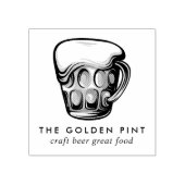 Tampons Encreurs Bière Mug Logo Brasserie Bar Business (Impression)