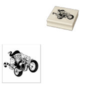 Tampons Encreurs Biker Père Noël (Tamponné)