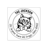 Tampons Encreurs Birman Cat Family Return Adresse (Impression)