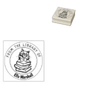 Tampons Encreurs Birman Cat, Livre De La Bibliothèque De (Tamponné)