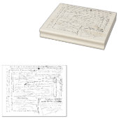 Tampons Encreurs Bloc d'écriture française (Tamponné)