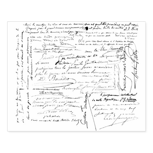 Tampons Encreurs Bloc d'écriture française (Impression)