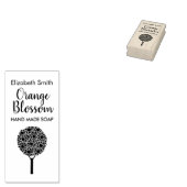 Tampons Encreurs Blossom orange personnalisable (Tamponné)
