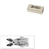 Tampons Encreurs Blue Heeler Chien de bétail ACD Craft Stamp Art (Tamponné)