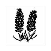 Tampons Encreurs Bluebonnets Fleurs Fleurs sauvages Lupine Texas (Impression)