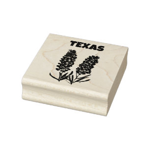 Tampons Encreurs Bluebonnets Fleurs Fleurs sauvages Lupine Texas