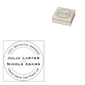 Tampons Encreurs Bohème séché Rustique Floral Automne Falls Mariage (Tamponné)