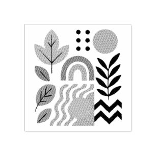 Tampons Encreurs Boho moderne Abstrait Nature Wall Art