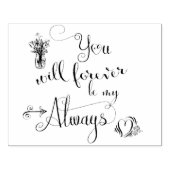 Tampons Encreurs BOHO | Tu seras toujours mon (Impression)