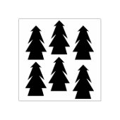 Tampons Encreurs Bois d'hiver Samurai Forêt Pin Arbre Caoutchouc (Impression)
