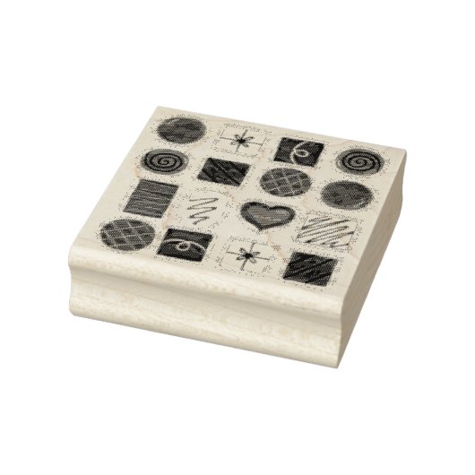 Tampons Encreurs Boîte de chocolats Saint Valentin Chocolatier (Tampon)
