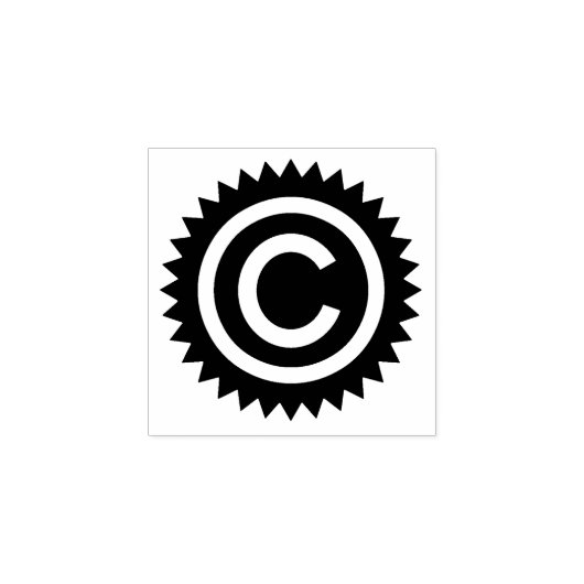 Tampons Encreurs BOLD Copyright Symbole Badge Sceau Timbre en caout (Impression)