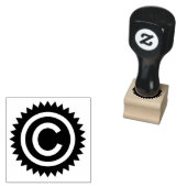 Tampons Encreurs BOLD Copyright Symbole Badge Sceau Timbre en caout (Tamponné)