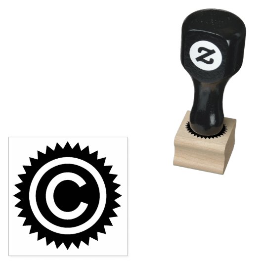 Tampons Encreurs BOLD Copyright Symbole Badge Sceau Timbre en caout (Tamponné)