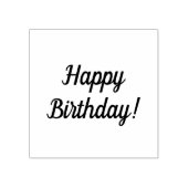 Tampons Encreurs Bon Anniversaire Bois Monté Timbre En Caoutchouc (Impression)