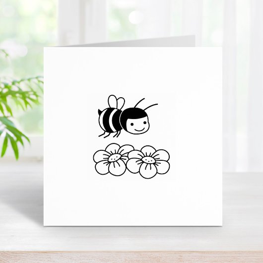 Tampons Encreurs Bonne abeille au miel et fleurs