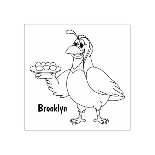 Tampons Encreurs Bonne caille avec dessin animé d'oeufs