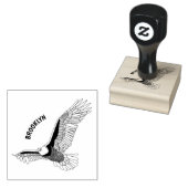 Tampons Encreurs Bonne illustration de dessin d'aigle à chauve-sour (Tamponné)