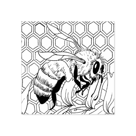 Tampons Encreurs Bonne vache blanche - Bee (Impression)