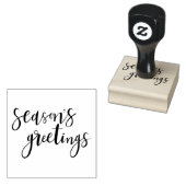 Tampons Encreurs Bonnes Fêtes Typographie Timbre en caoutchouc (Tamponné)