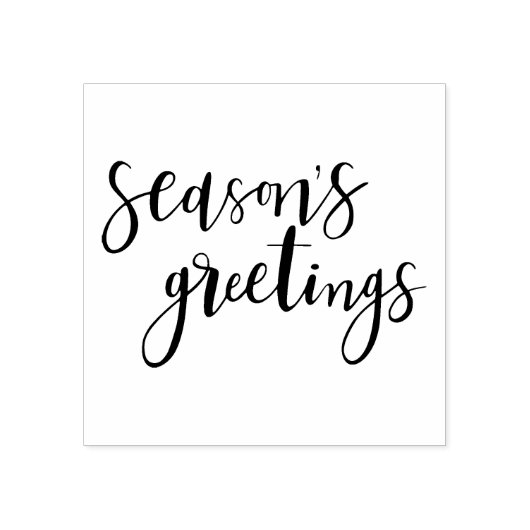 Tampons Encreurs Bonnes Fêtes Typographie Timbre en caoutchouc (Impression)