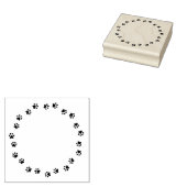 Tampons Encreurs Bordure empreinte de patte ronde, circulaire (Tamponné)