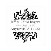 Tampons Encreurs Bordure fractionnée feuille personnalisée (Impression)