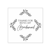 Tampons Encreurs Botanical Diamond with Branches in Black (Impression)