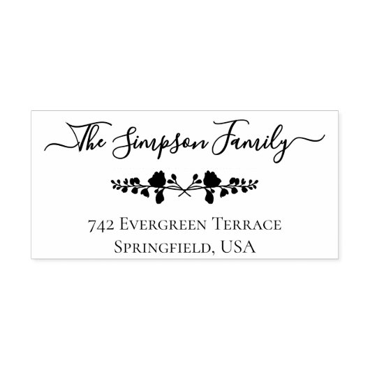 Tampons Encreurs Botanical Greenery Script Create Your Own  (Impression)