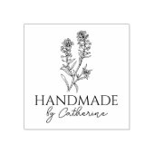 Tampons Encreurs Botanical Handmade by (nom personnalisé) (Impression)