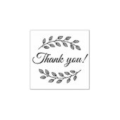 Tampons Encreurs Botanical Wreath Top Bottom Thank You 1x1 (Impression)