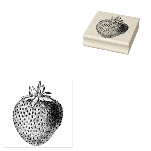 Tampons Encreurs Botanique aux fraises anciennes (Tamponné)