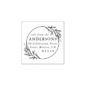 Tampons Encreurs Botanique Classique Envoyé À Partir Du Nom Adresse (Impression)