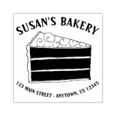 Tampons Encreurs Boulangerie En Tranches De Gâteau Cuite À La Cuisi (Impression)