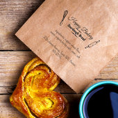 Tampons Encreurs Boulangerie manuscrite Ingrédients d'affaires Élég