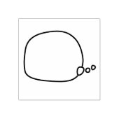 Tampons Encreurs Boule à pensée artisanale ou ballon - à queue droi (Impression)