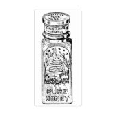 Tampons Encreurs Bouteille vintage en caoutchouc de miel (Impression)