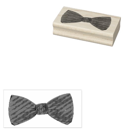 Tampons Encreurs Bow Cravate Menswear Bowtie Mariage Groom Prom Dat (Tamponné)