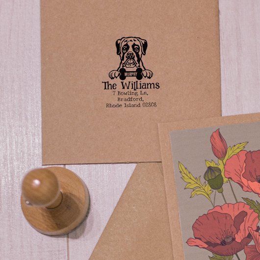 Tampons Encreurs Boxer Dod, Adresse de retour,